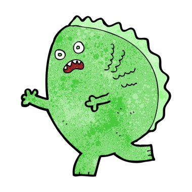 çizgi film canavarı