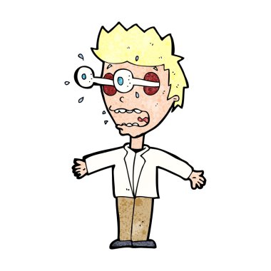 karikatür bakan adam