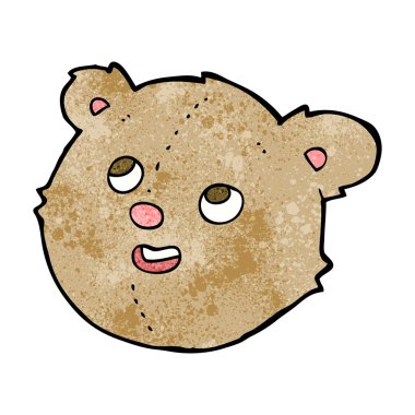 çizgi film oyuncak ayı kafası