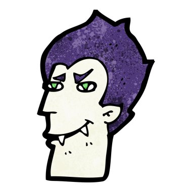 çizgi film vampire yüz