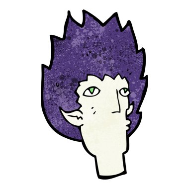 çizgi film vampire yüz