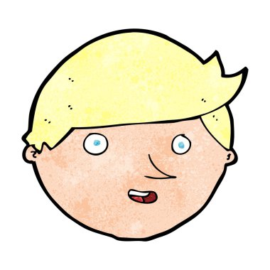 karikatür mutlu yüz