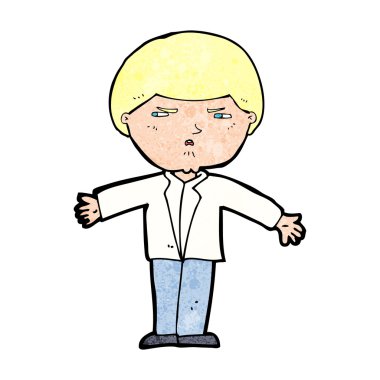 kızgın adam çizgi film