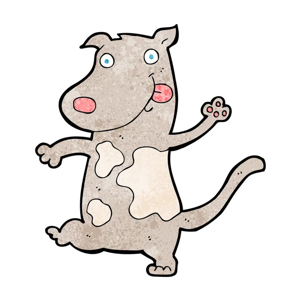 Dibujos animados perro feliz — Archivo Imágenes Vectoriales