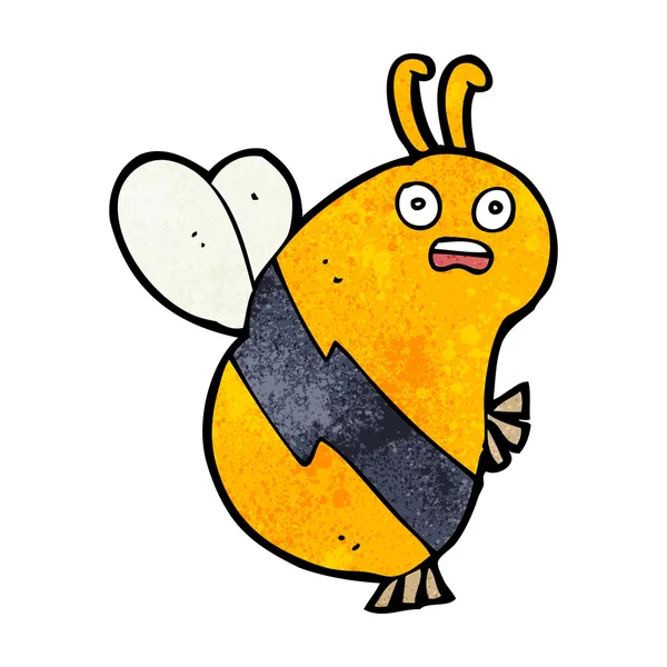 Divertida abeja de dibujos animados — Archivo Imágenes Vectoriales