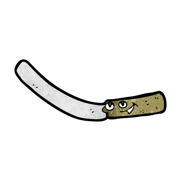 Cuchillo de cocina de dibujos animados — Vector de stock