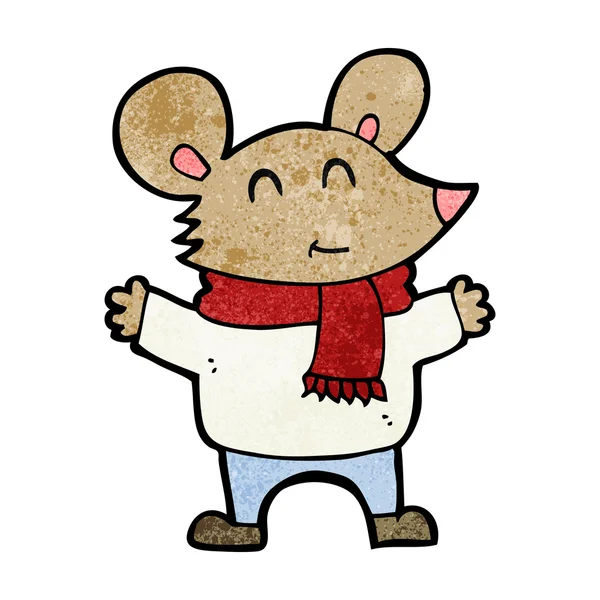 漫画のマウス — ストックベクタ