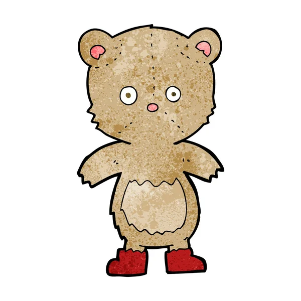 Osito de peluche de dibujos animados — Vector de stock