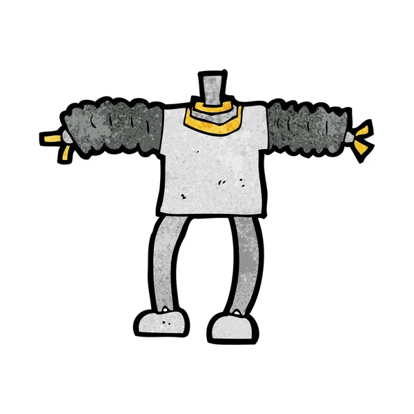 Cartoon robot kropp — Stock vektor