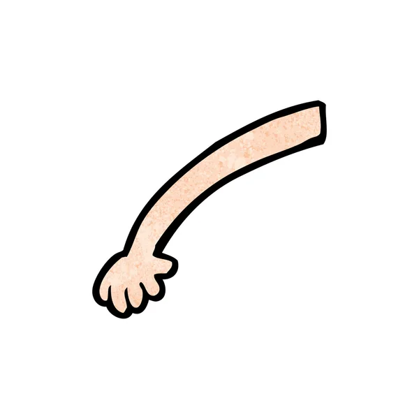 Cartoon arm — Stockvector