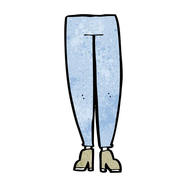 Cartoon weibliche Beine — Stockvektor