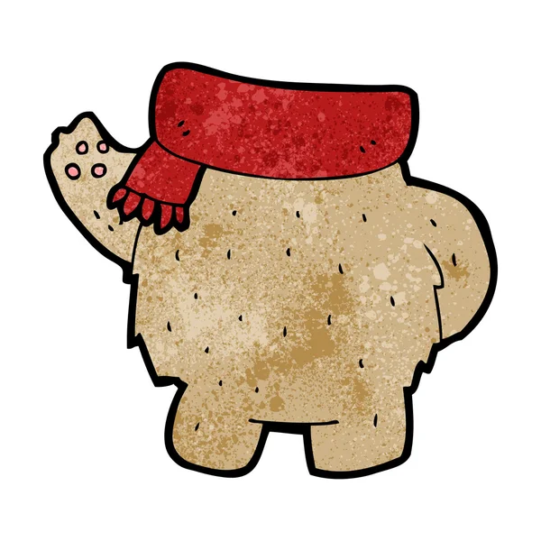 Dibujos animados peluche cuerpo de oso — Archivo Imágenes Vectoriales