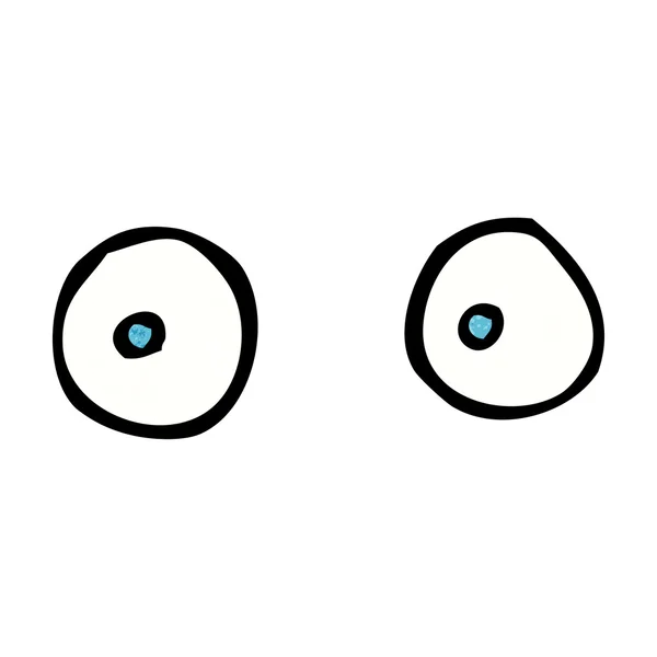 Tecknad ögon — Stock vektor