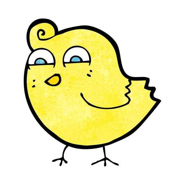 Karikatür komik kuş — Stok Vektör