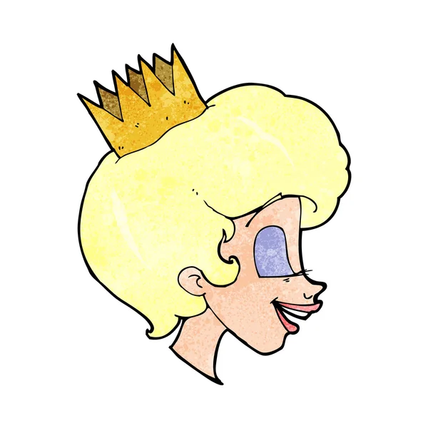 Princesse de dessin animé — Image vectorielle