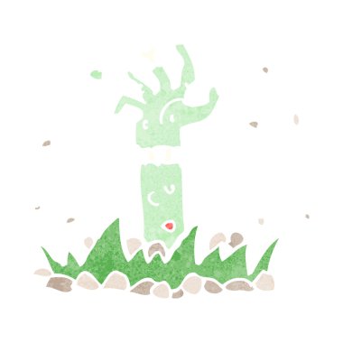 çizgi film zombi kol