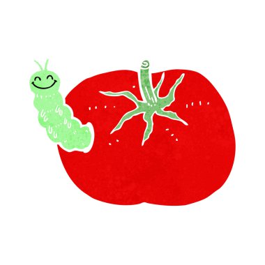 Böcekli çizgi film domatesi