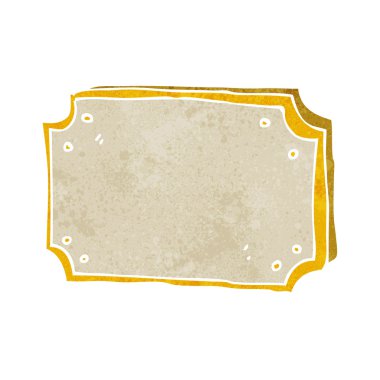 eski işareti karikatür