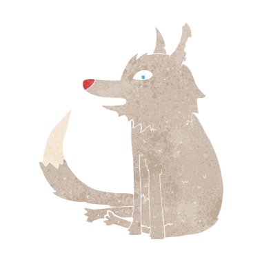 oturup çizgi film kurt