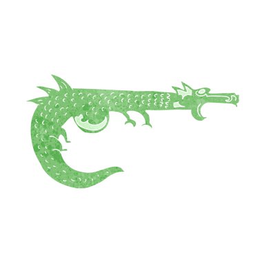 karikatür Ortaçağ dragon
