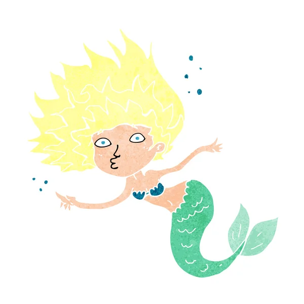 Kreslený mořská panna — Stockový vektor