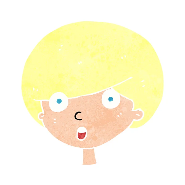 Cartoon surprised boy — Stock Vector