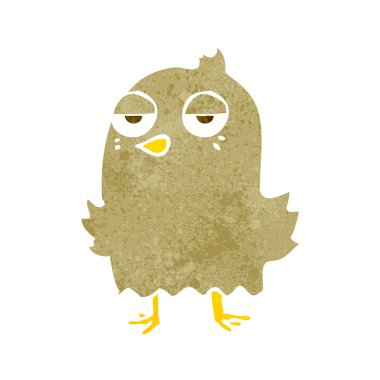 sıkılmış kuş çizgi film