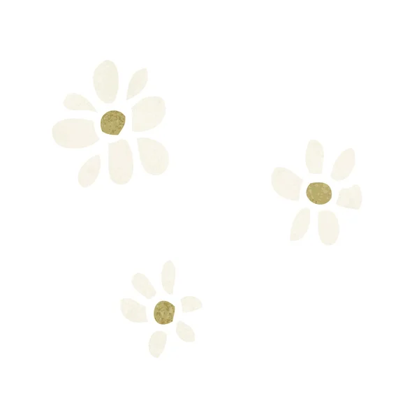 Flores de dibujos animados — Vector de stock