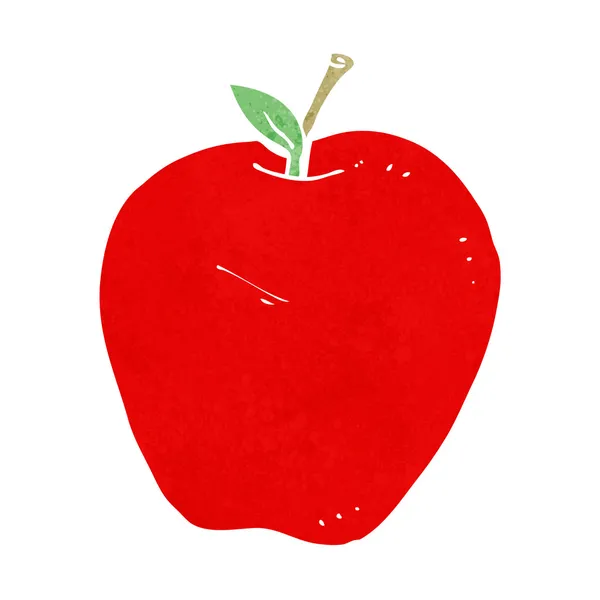 Manzana de dibujos animados — Vector de stock