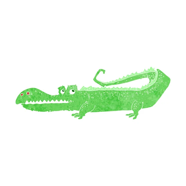 Crocodile de bande dessinée — Image vectorielle