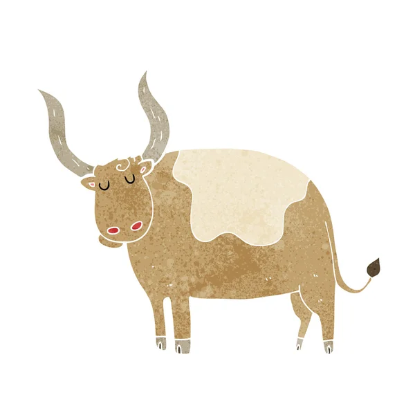 Kreslený ox — Stockový vektor