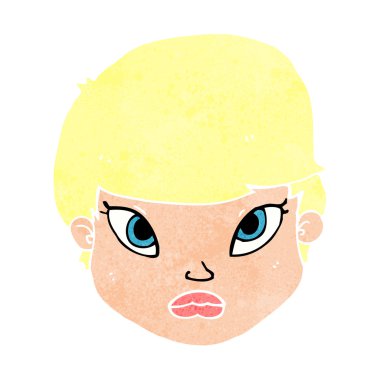 karikatür ciddi bir yüz