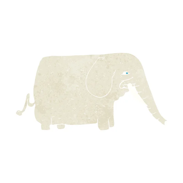 Dibujos animados elefante grande — Vector de stock