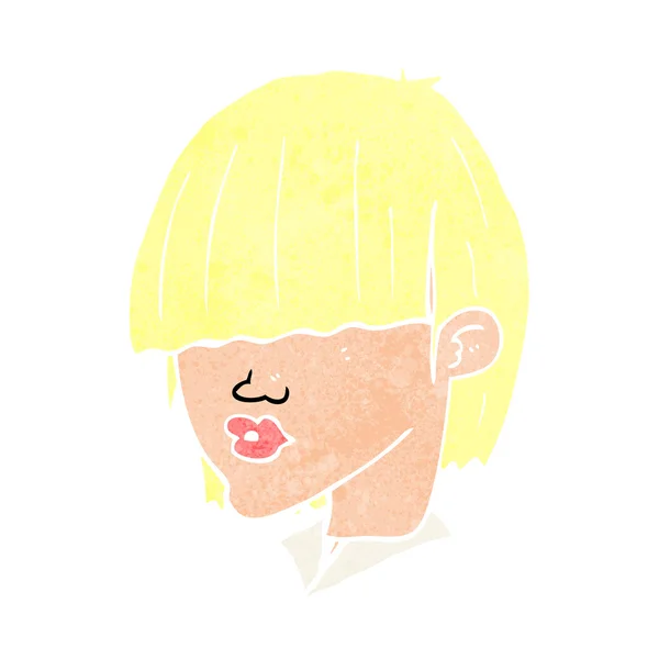 Cartoon Mode Haarschnitt — 图库矢量图片