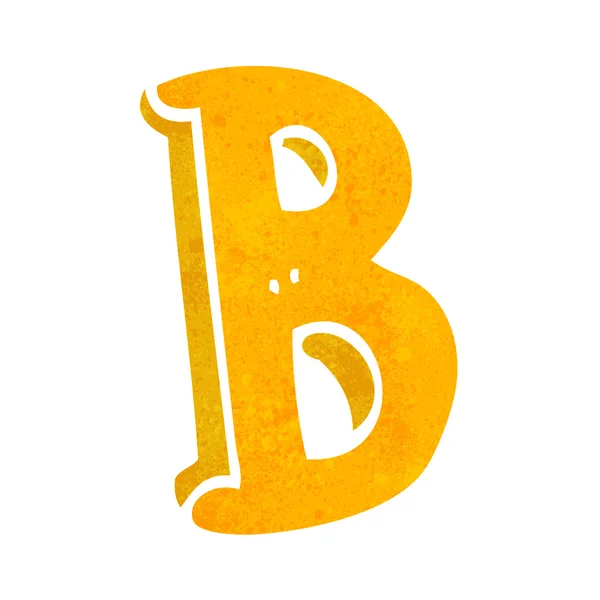 Cartoon letter b — Stockvector