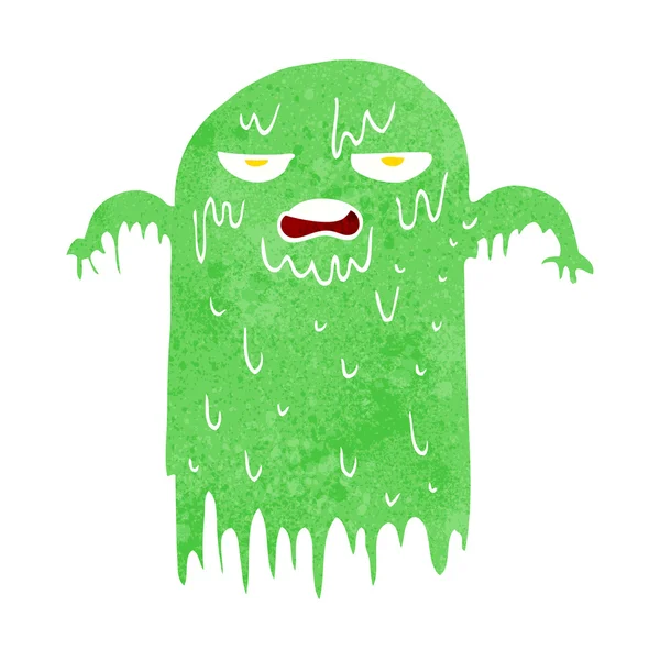 Cartoon slimy ghost — Stock Vector