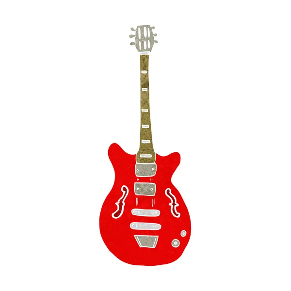 Guitarra elétrica desenhos animados — Vetor de Stock