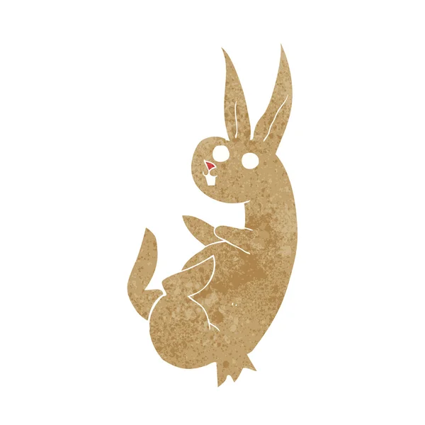 Cue cartoon rabbit — Stock Vector