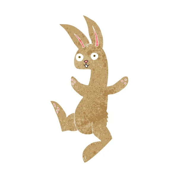 Rolig tecknad kanin — Stock vektor