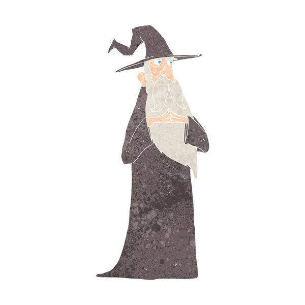 Cartoon old wizard — Stock Vector