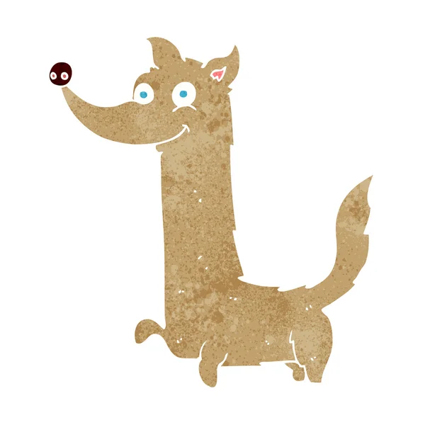Desenhos animados cão feliz — Vetor de Stock
