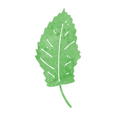 karikatür yaprak sembol