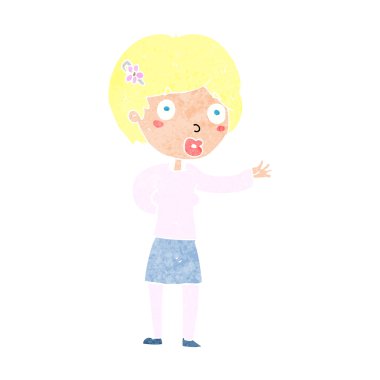 sallanan kadın karikatür