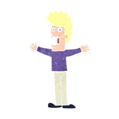 dehşete adam çizgi film