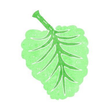 karikatür yaprak sembol