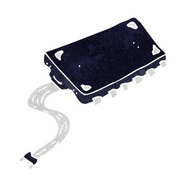 karikatür bilgisayar çipi