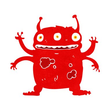 çizgi film uzaylı canavar