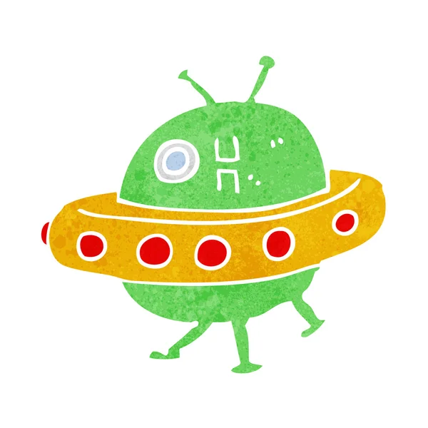 Cartoon UFO — Stock Vector