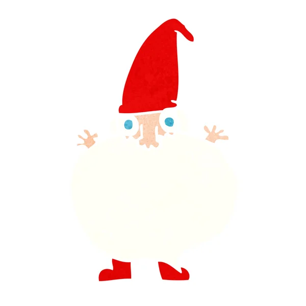 Cartoon tiny santa — Stock Vector