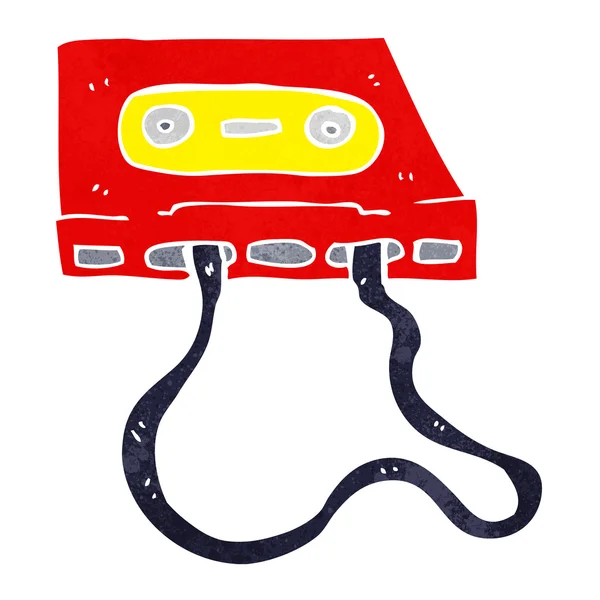 Карикатурная кассета — стоковый вектор